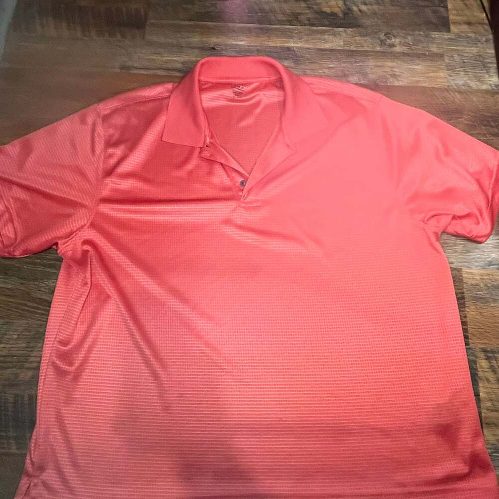 Architect Golf Performance Orange Jersey Short Sleeve Collared Men's Shirt XXL